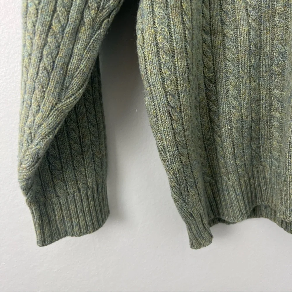 Burberry 100% Cashmere Turtleneck Cable knit Sweater - Picture 2 of 8